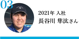 長谷川 隼汰さん